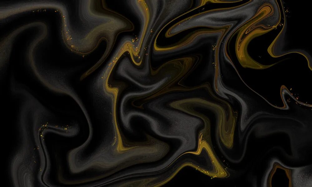 Mármol negro y dorado